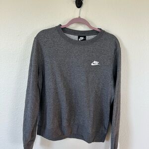 Nike Women’s Gray Crewneck Sweatshirt